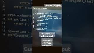 Square each Elements in #list using #decorator | #shorts #python #pythontutorial #love #viral #trend