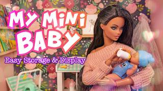 My Mini Baby Easy Storage & Display | DIY Nursery | Dollar Tree Finds