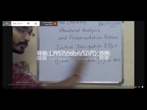 Mass Spectrometry Lecture-1 (Structural Analysis and Fragmentation Pattern)