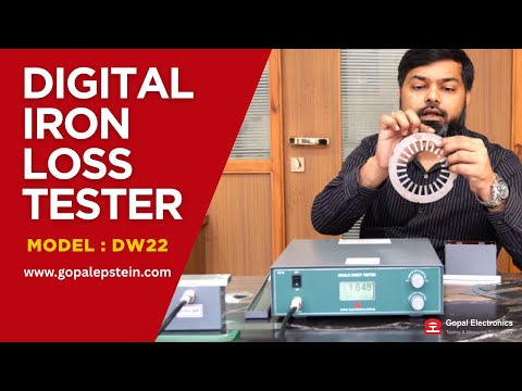 Digital iron loss tester or watt loss tester for testing motor stamping & transformer lamination