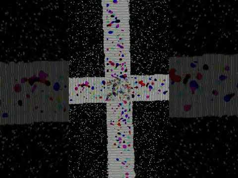 Zoomed version of the last one. Visual made with python. Song made by a friend. #shorts