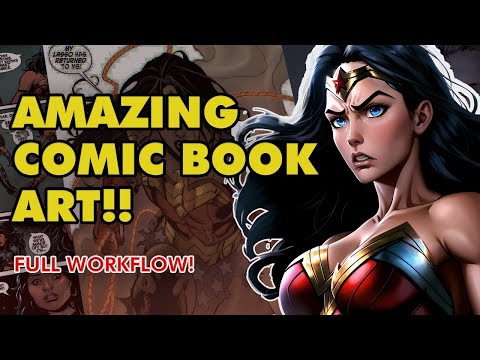 How I Generate AMAZING Comic Book Art In Stable Diffusion - FULL WORKFLOW