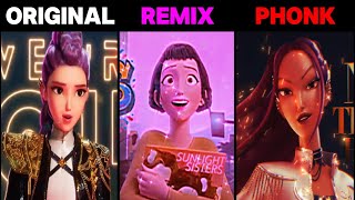 Golden Original vs Remix vs Phonk part 2