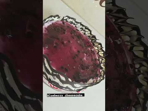 Blueberry cheesecake