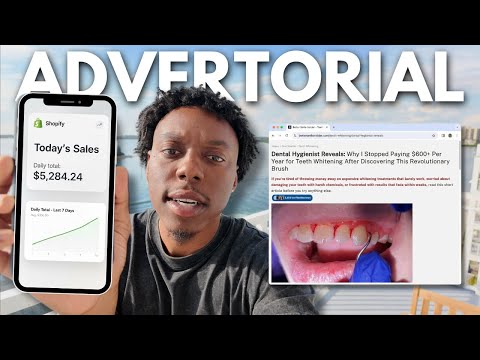 This Advertorial Makes Me $5k/day dropshipping (this feels illegal)
