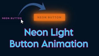 4 Neon Light Button Animation using HTML & CSS Only || No JavaScript || MasterEagle