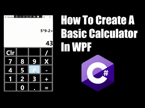 How To Create A Simple Calculator In WPF
