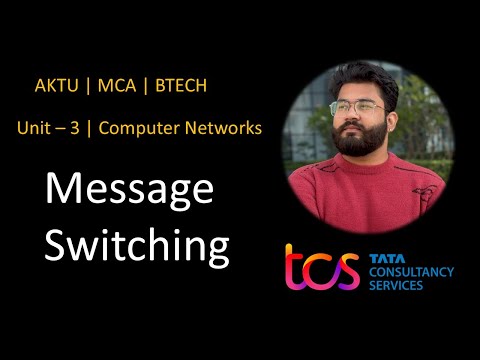 Computer Networks | Unit - 3 | Message Switching | Lecture - 4