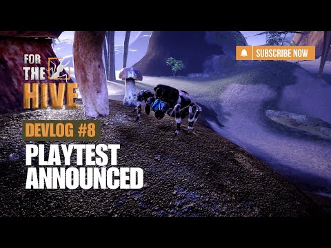 For The Hive Devlog #8 – Combat, New Attacks, UI Upgrades, Bases & Playtest Date!
