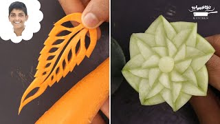 Fruit Carving | Ukiran Sayuran & Buah | แกะสลัก | Khắc trái cây và rau | khắc trái cây | Carving 39
