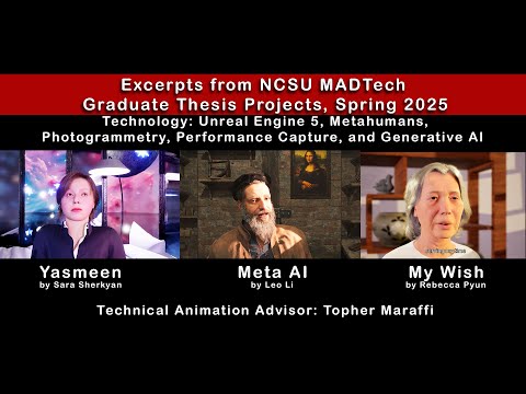 MADTech Metahuman Graduate Thesis Demo Reel 2025