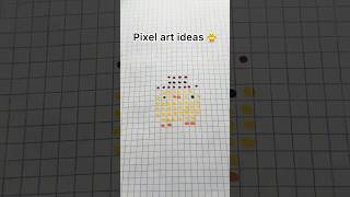 Mini pixel art ideas 🐥 #pixelartideas #art #pixelart #tutorial #pixel #drawing #shorts