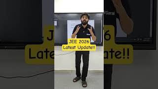 JEE Mains 2026 Urgent 🚨 NTA Update 💀| IIT Motivation #shorts #esaral #jee #jeemains #jee2026