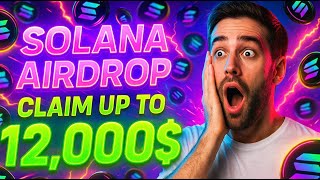 Solana Airdrop By Bitget | How to Claim Up To 12,000$ SOL Tokens | Full Guide Airdrop