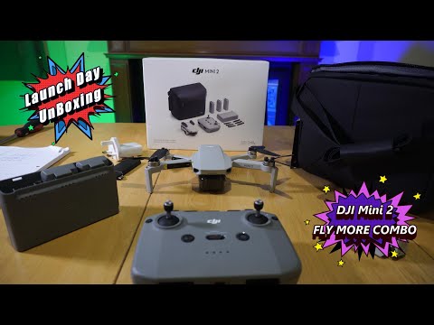 DJI Mini 2 Launch Day Unboxing - Fly More Combo