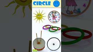 Learn about Circle Shape Objects #shapesforkids