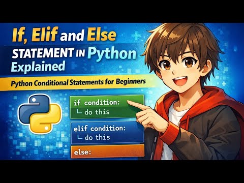 If, Elif and Else Statement in Python  | Conditional Statements explained for Beginners