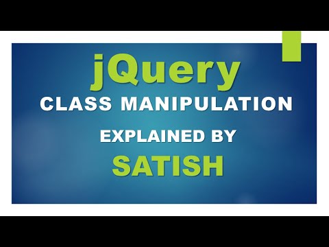 learn jQuery How to manipulate the styles using jQuery   #jquery  #jquerytutorial