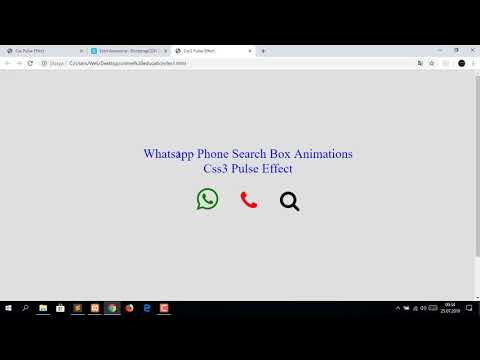 Css3 Pulse Animations Effects - Css3 and Html5 Tutorials
