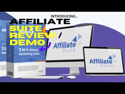 Affiliate Suite Review [3-in-1 Affiliate Marketing Tool ] Affiliate Suite Demo