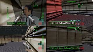 Complex (PD) 4 player 8 sim - Perfect Dark Goldeneye X mod - N64 Recompiled All in One Mod