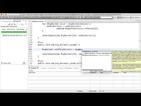 Screencast #36: Sum BigDecimals in Java 8