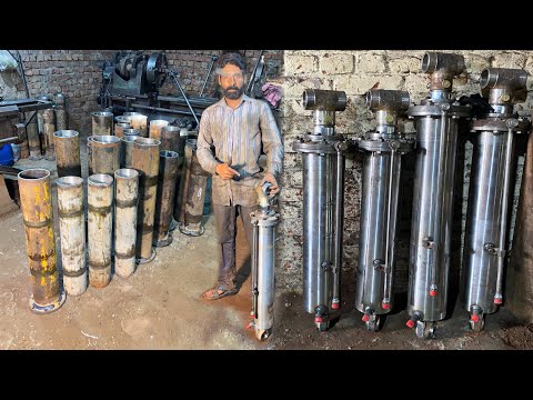 Tractor Trolley Hydraulic Jack are Made I|Manufacturing Process of Heavy Duty  TractorTrailer Jack🚜