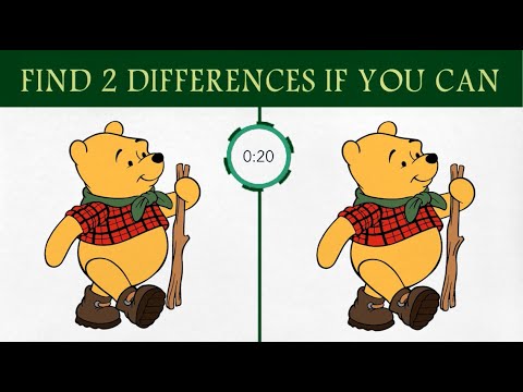 Find The Difference In The Picture | Observation Test |