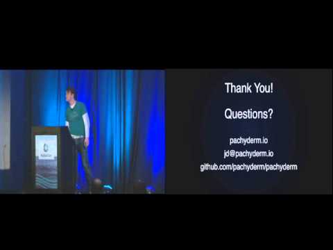 KubeCon "Pachyderm: Building a Big Data Beast on Kubernetes" by Joe Doliner