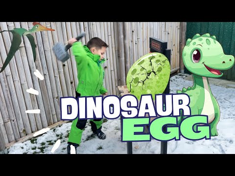 Dinosaur Eggs ! Opening Spielzeug Dinoeier öffnen