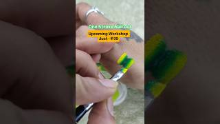 How To Make One Stroke Nail Art. One Stroke Nail Art Kaise Banaye, One Stroke Nail Art Steps