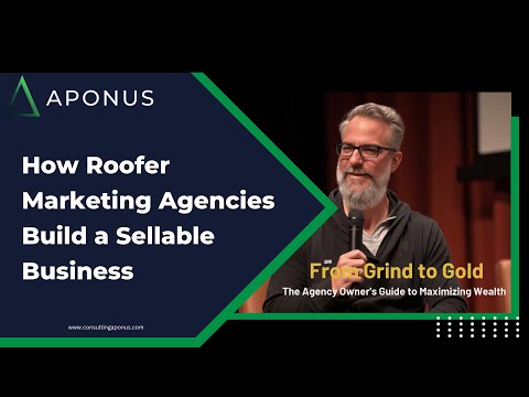 How Roofer Marketing Agencies Build a Sellable Business - Jim Ahlin Interview | From Grind to Gold