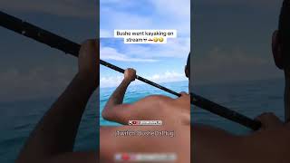 Bushe Went Kayaking On Stream💀🤣🤣 #explore #funny #beach #caribbean