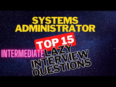Top Systems Administrator Interview Questions and Answers | Intermediate | Freshers | Important