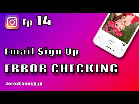 Swift 3 & Firebase 3 - How to Build Error Checking for Email Sign Up - Ep14