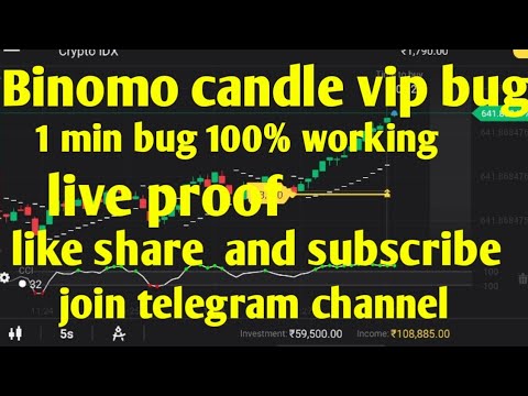 Binomo candlesticks vip bug 🤑| 100% working bug 🤑| 1min bug🤑| live proof| TRADER CALAMITY