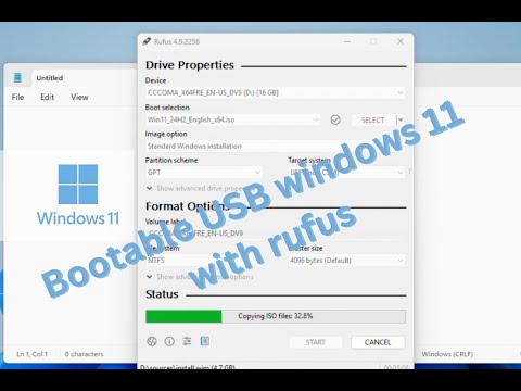 How to create a bootable windows 11 with USB Flash Drive With Rufus( step-by-step)