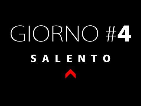 Giorno 4 (di 5) - Salento - Caroppo (MAKING OF)