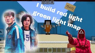 I build squid game red light green light map in Minecraft