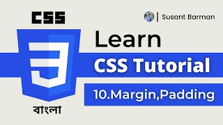 Css Bangla Tutorial [10 ] | Css Margin Padding Tutorial Bangla 2021