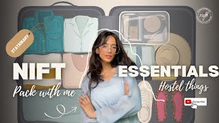 Things not to miss for NIFT HOSTEL packing #nift #niftmumbai #vlog #nifthostel