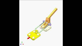 Toggle clamp 1a480p | Mechanisms |Mechanical Engineering | Design Concepts |