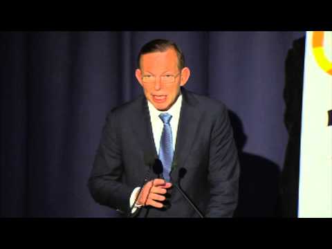 Tony Abbott introduces National Power of Speech Awards 2014