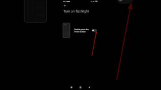 Power button double tap flash on Redmi | Redmi settings #shorts