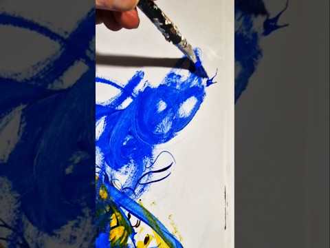 Blue reigns! #artshorts #art #artist #workingartist #contemporaryart #painting #processart #blue