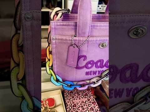 Coach Denim Cargo 26 Iris #coachhandbags #coachbags #coach #denimbag #fashion   #roadto1000subs