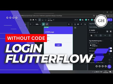 Create a Simple Login Form in 10 Minutes | FlutterFlow | English