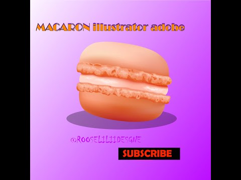 MACARON Adobe Illustrator 2020 feat digital art creation | Speed Art