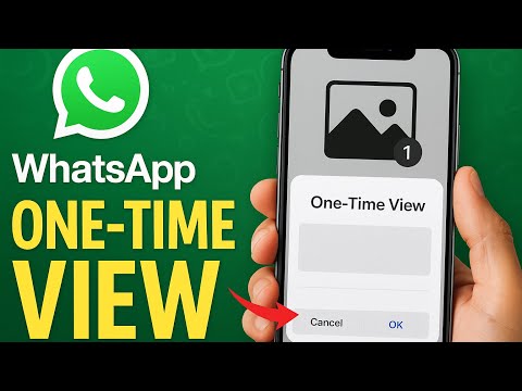 How to Use WhatsApp One-Time View | Send Disappearing Photos & videos