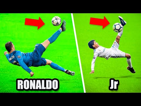 10 Times Ronaldo Junior Copied Cristiano Ronaldo
